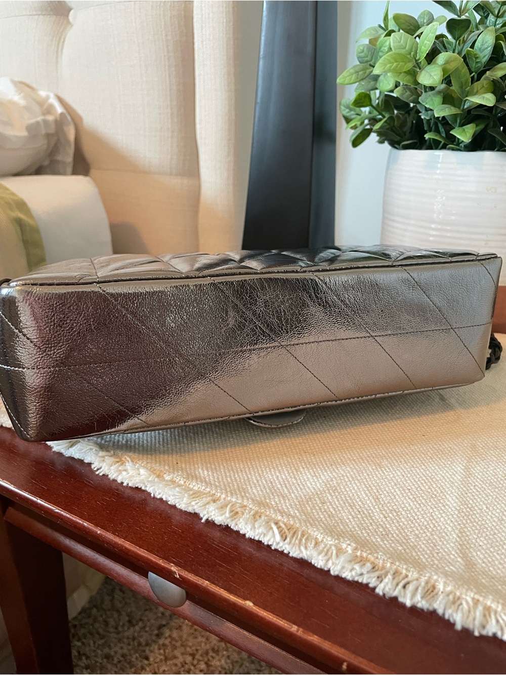 Coach quilted Tabby 26 anthracite metallic - Picture 2 of 13